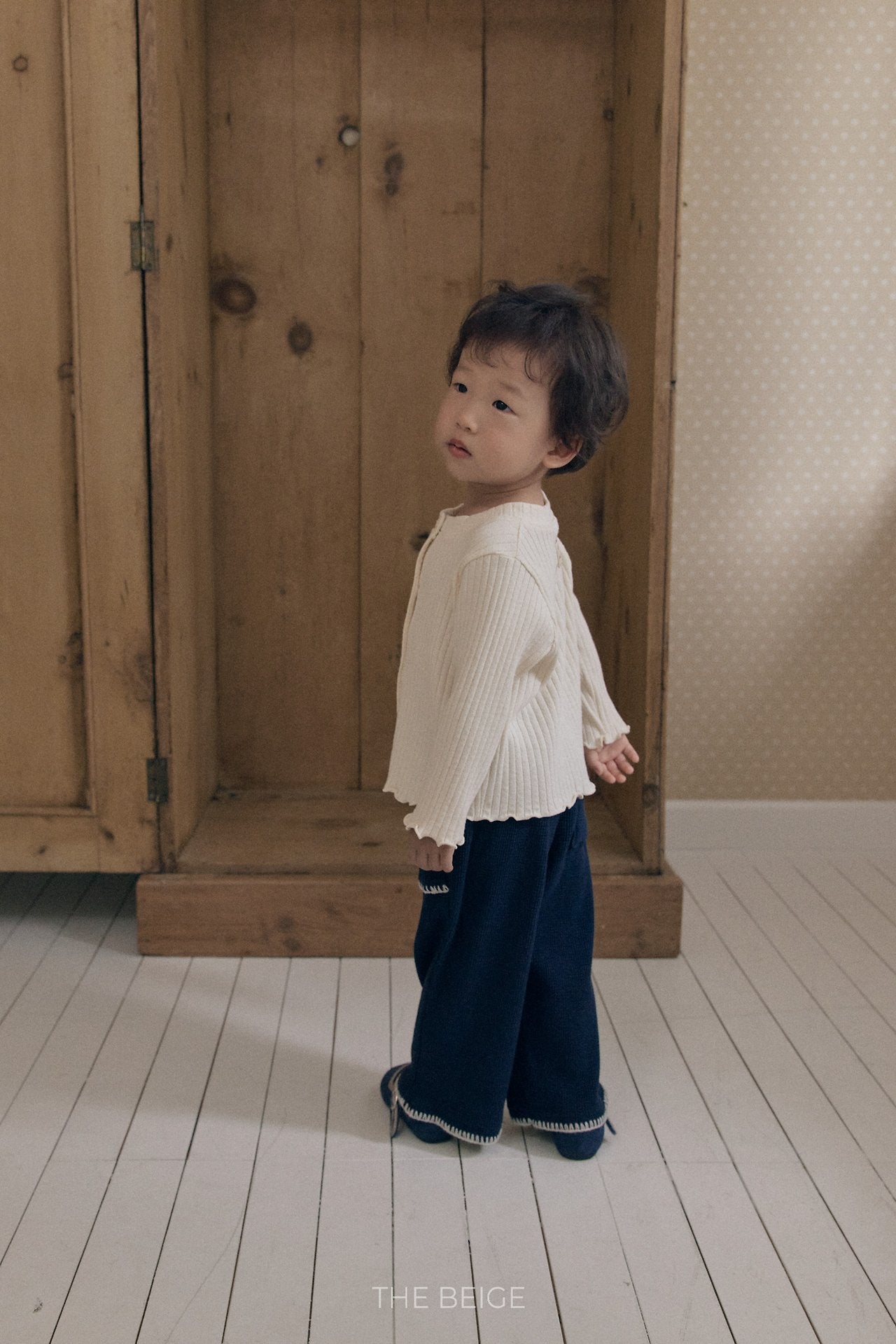 ［The beige］Mellow Waffle Pants