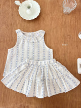 ［ohho］Ette shirring skirt
