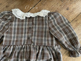 ［OREN］Chocolate check one-piece