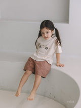 ［melmel］Cotton daily short pants