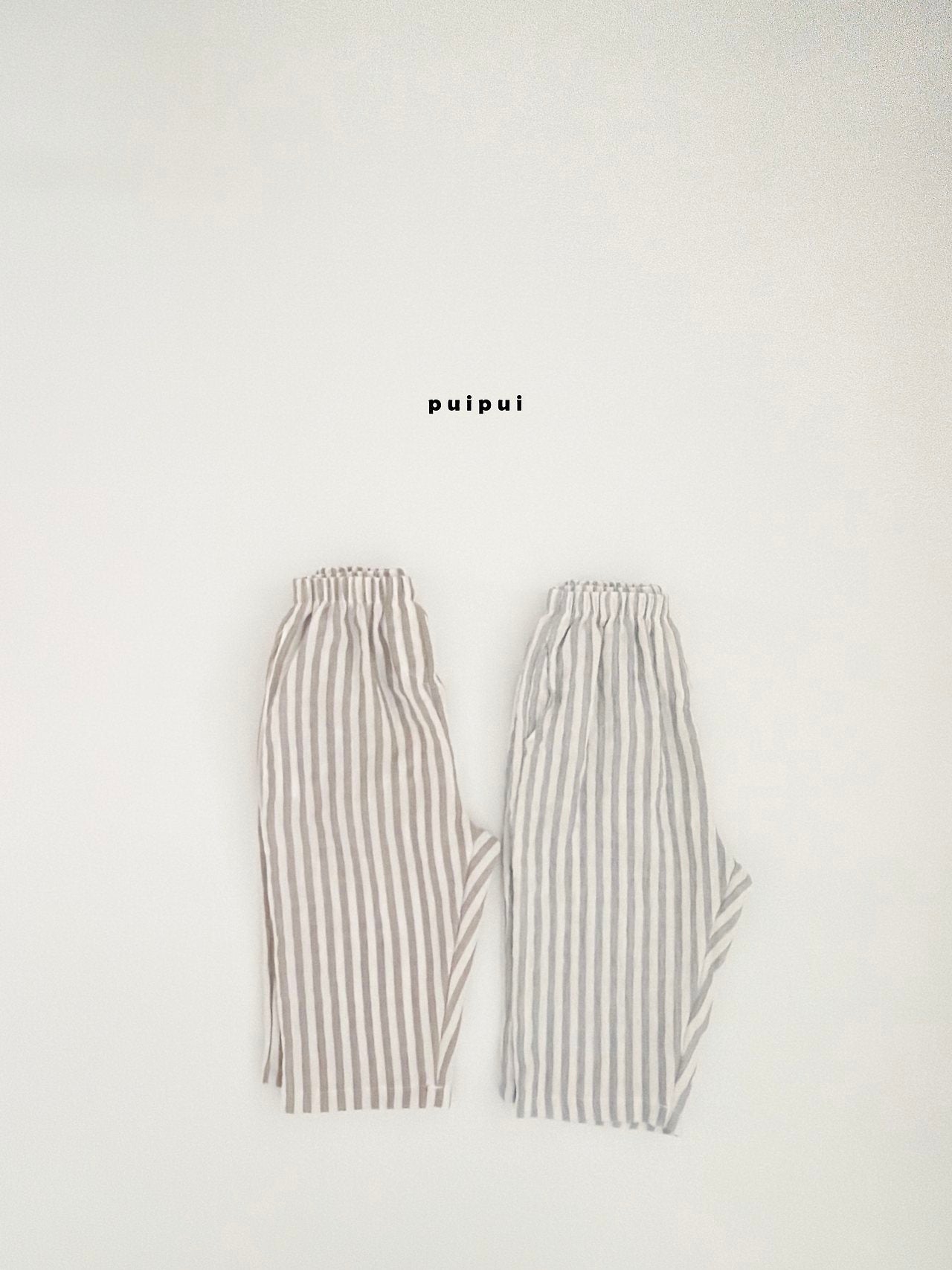 ［puipui］Line stripe pants