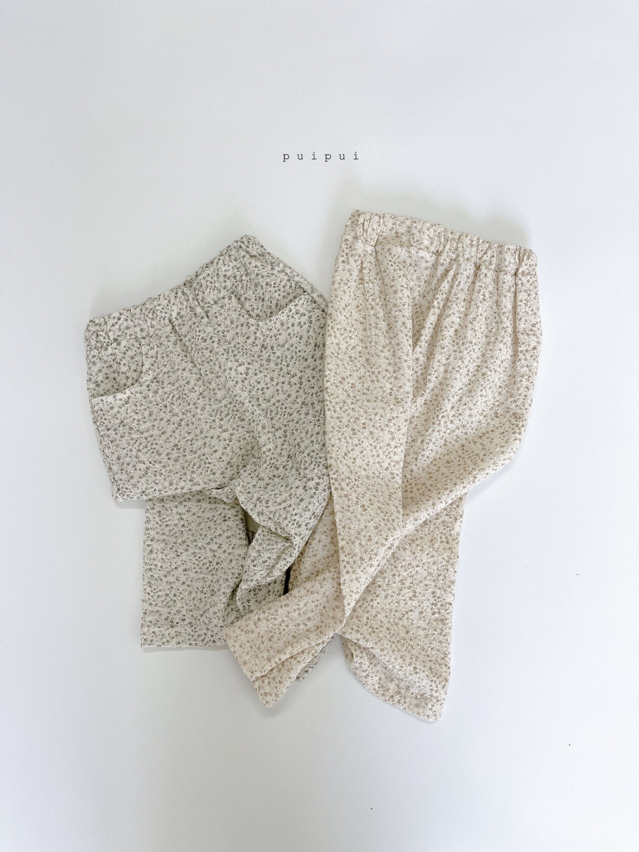 ［puipui］Mist flower pants