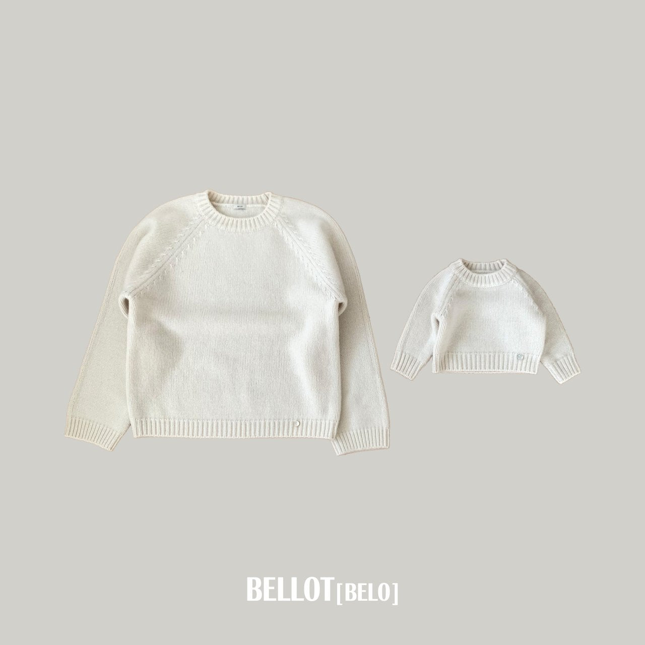 ［BELLOT］Via wool knit (mom)