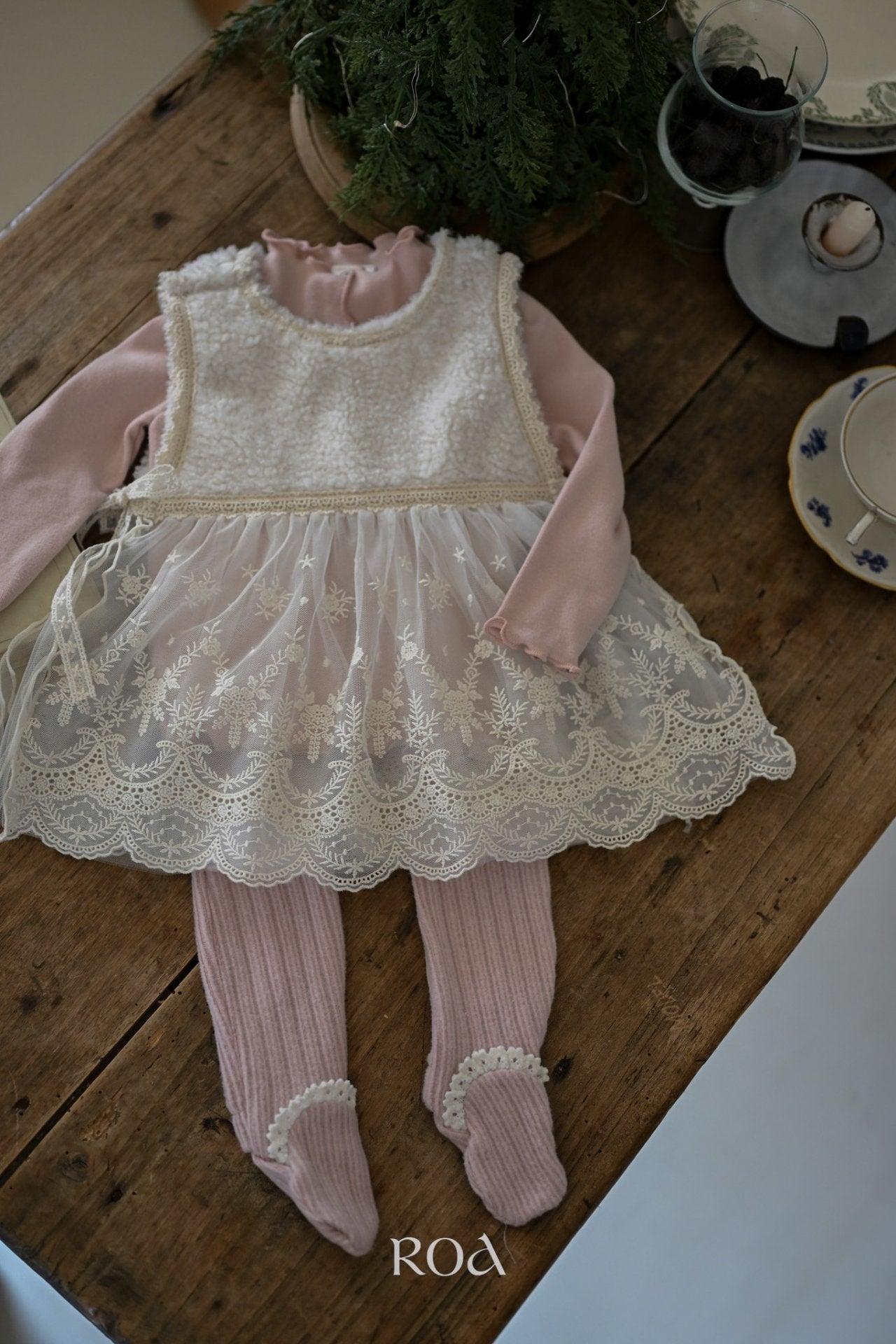 ［ROA］Frill foot leggings