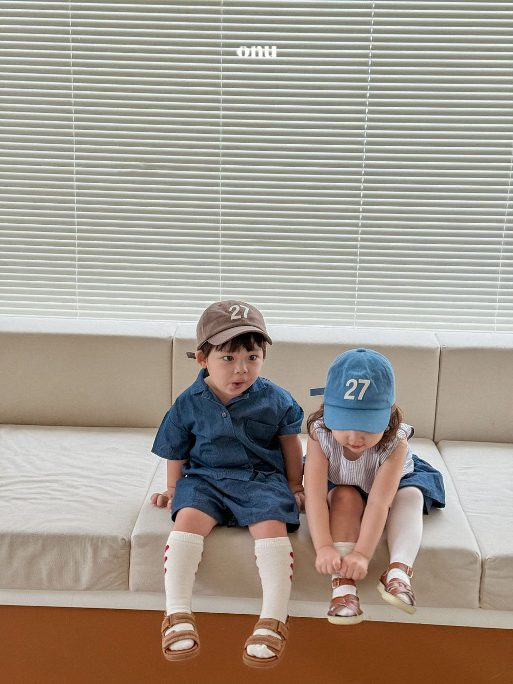 ［onu］Denim short pants