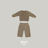 ［BELLOT］Berry cashmere knit pants (baby)