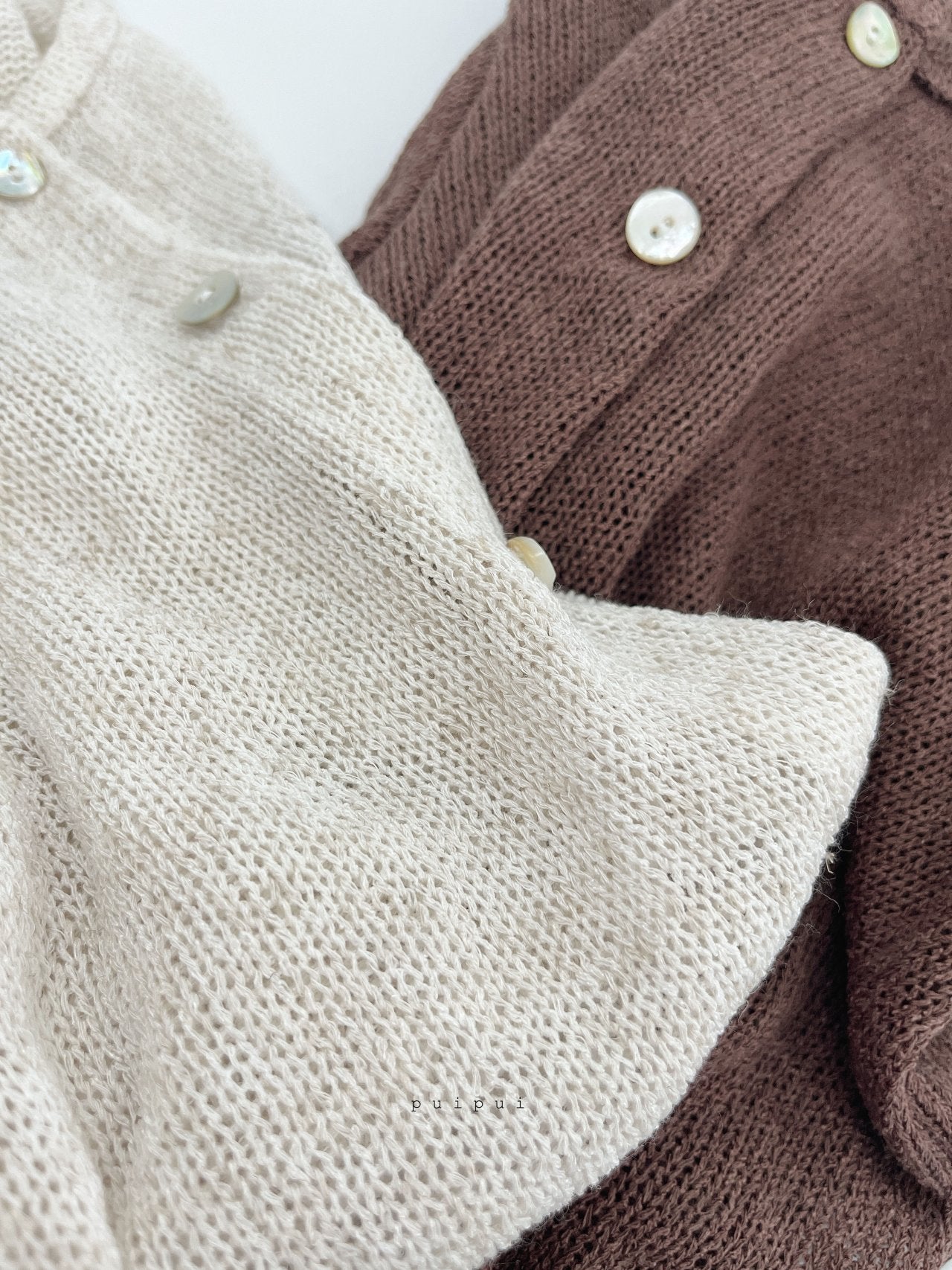 ［puipui］Beach cardigan