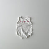 ［LINDO］Cherry frill rompers