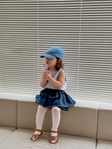 ［onu］Denim skirt pants