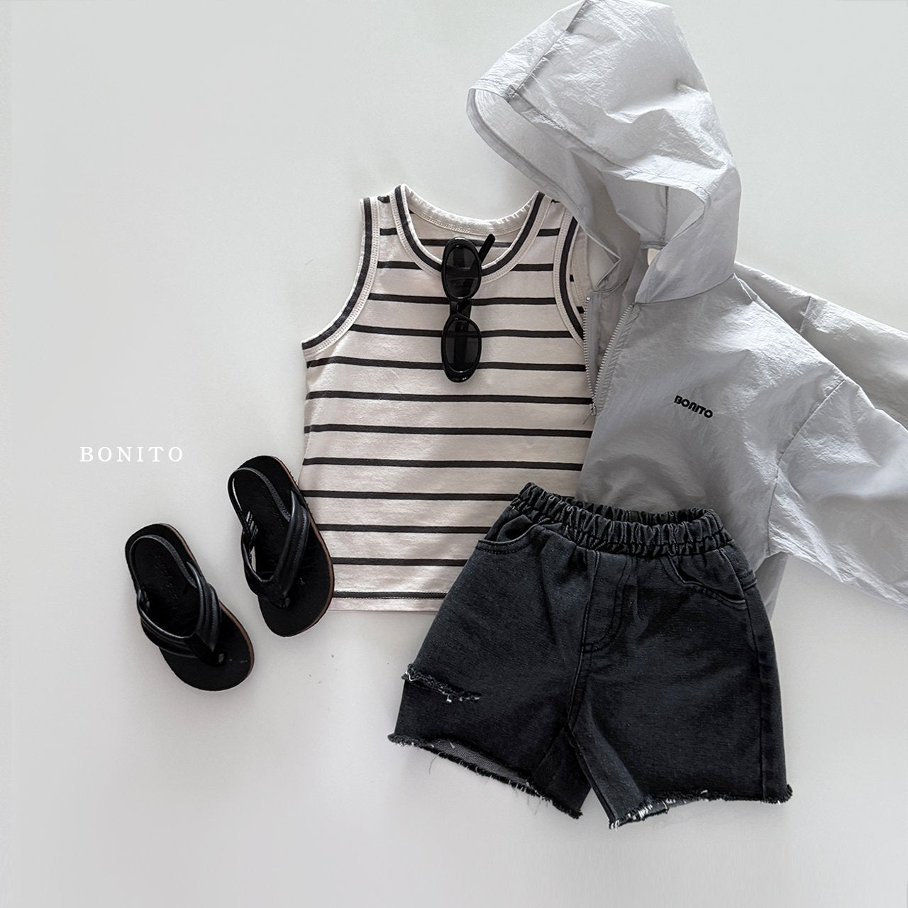 ［Bonito］Stripe sleeveless