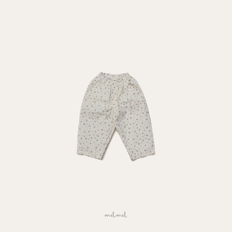 ［melmel］Flower pants
