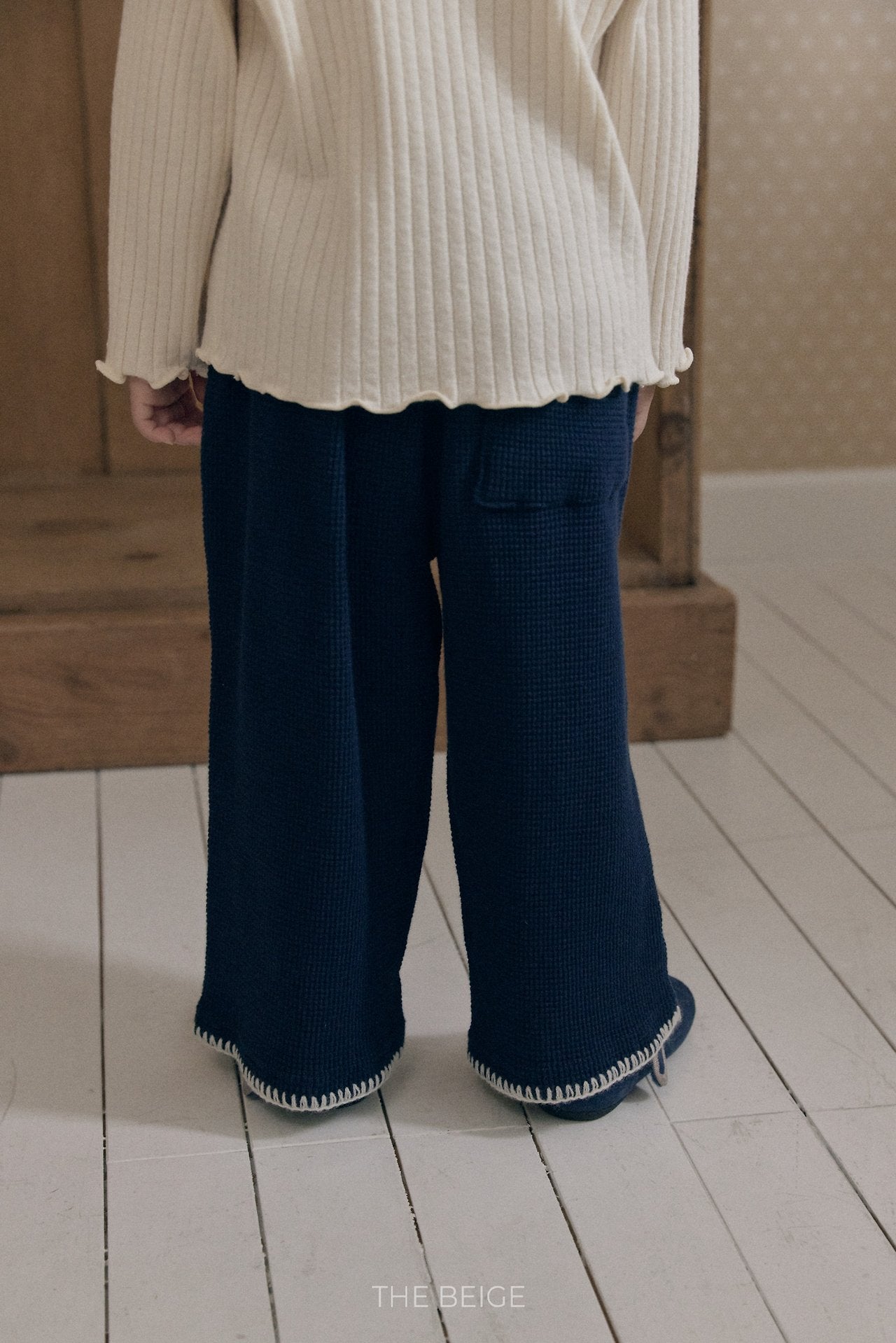 ［The beige］Mellow Waffle Pants