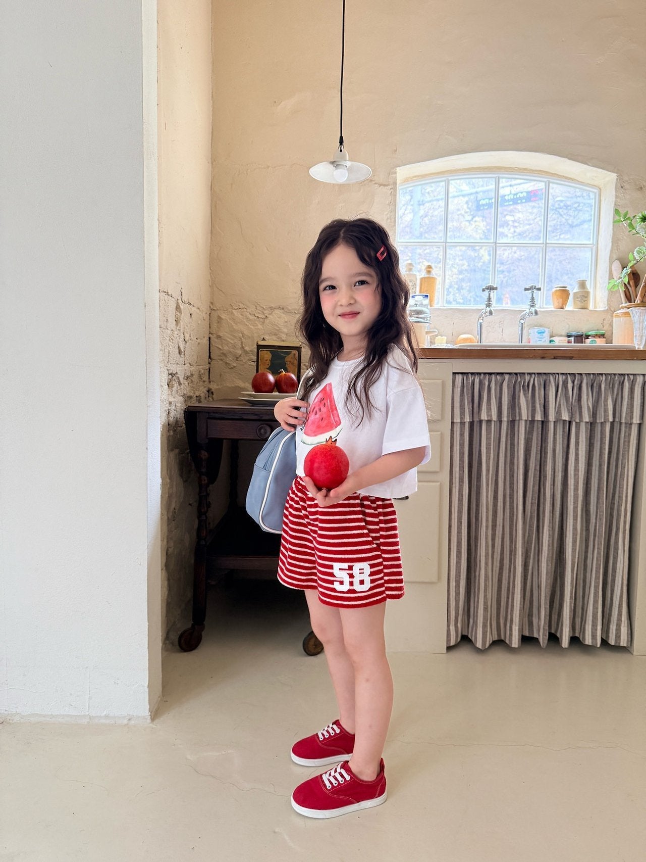 ［comma］58 terry short pants