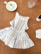 ［ohho］Ette shirring skirt
