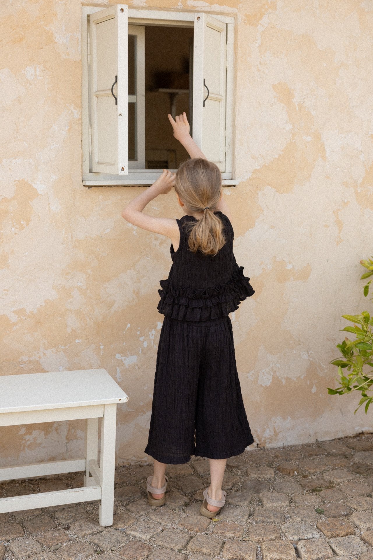 ［perrobebe］Adele frill setup (black)