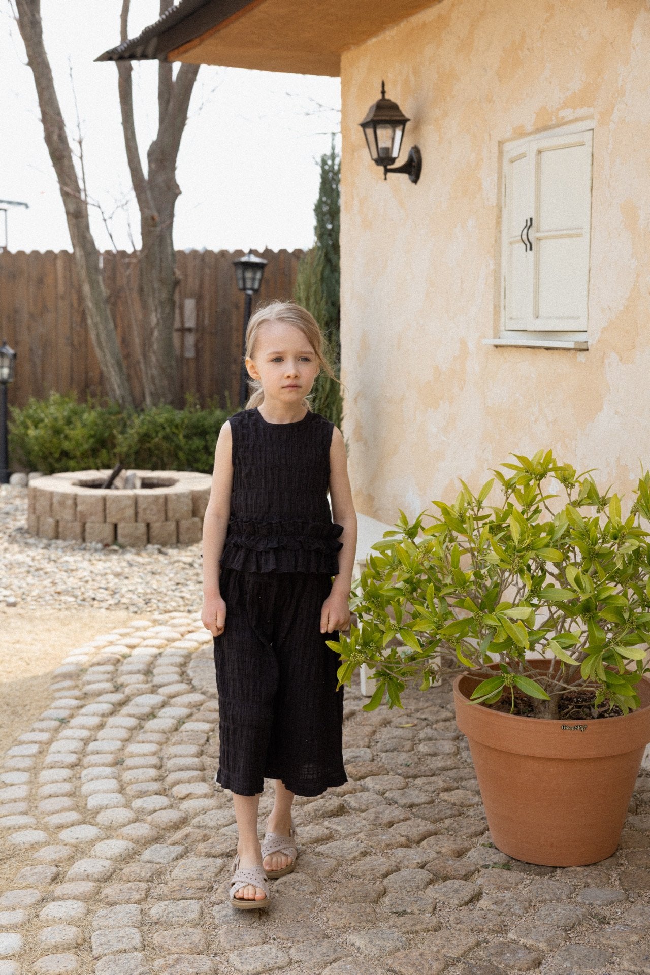 ［perrobebe］Adele frill setup (black)