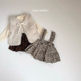 [mimi market] Fur ribbon vest