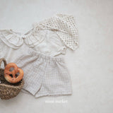 ［mimi market］Check short pants