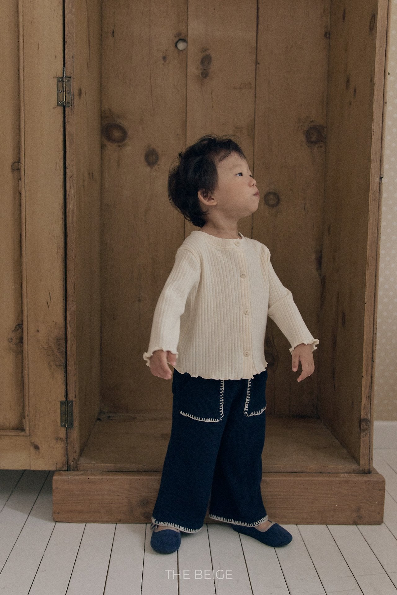 ［The beige］Mellow Waffle Pants