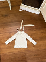 ［jujua］Tie ribbon tops