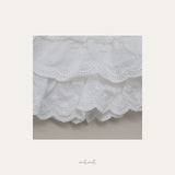 ［melmel］Lace skirt pants