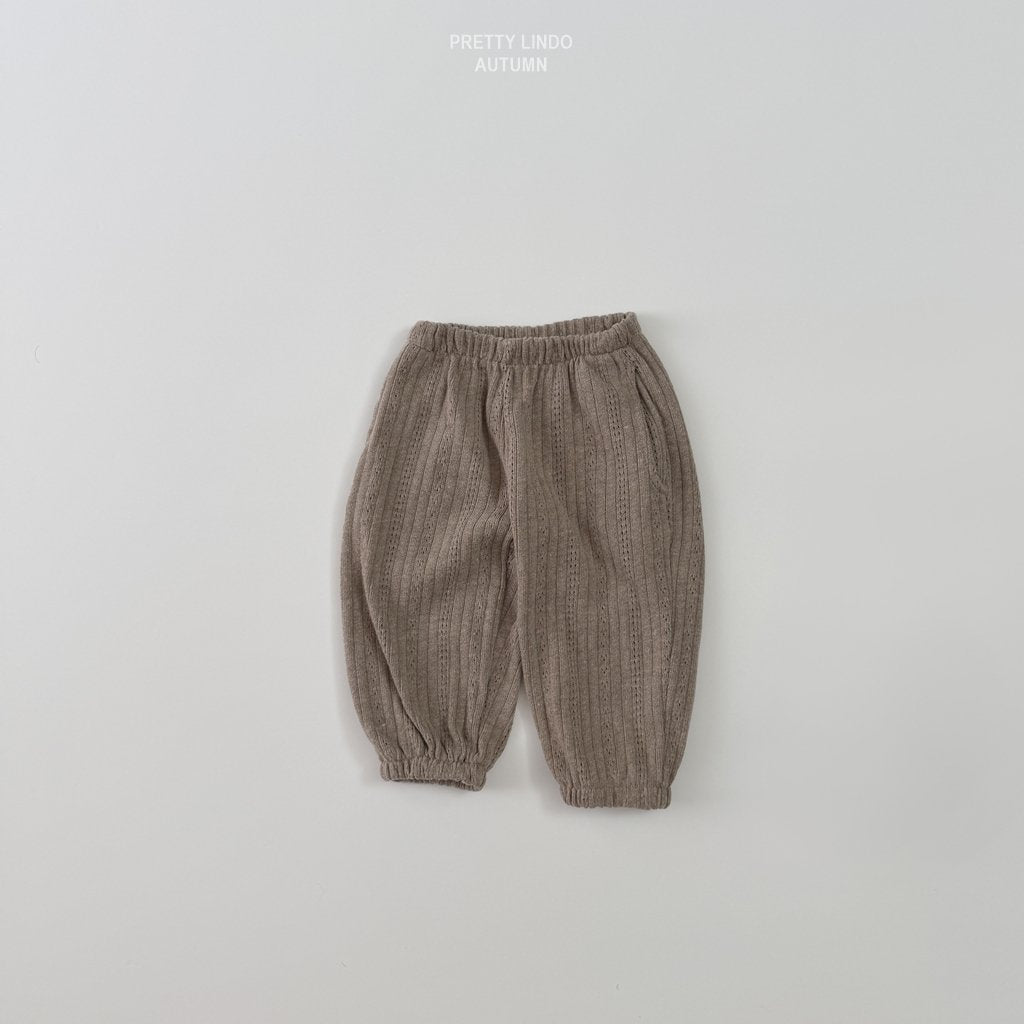 ［LINDO］Alle knit jogger pants