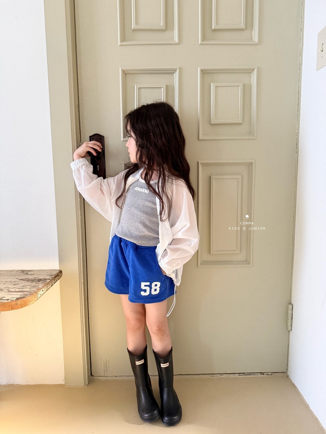 ［comma］58 terry short pants