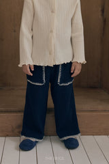 ［The beige］Mellow Waffle Pants