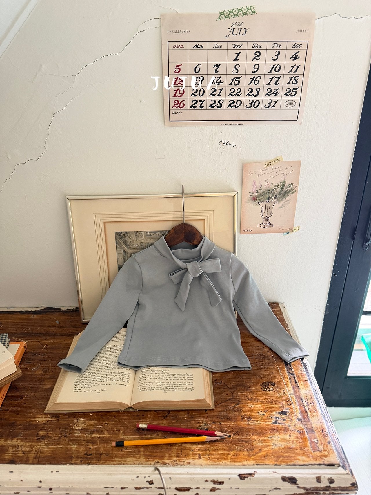 ［jujua］Tie ribbon tops