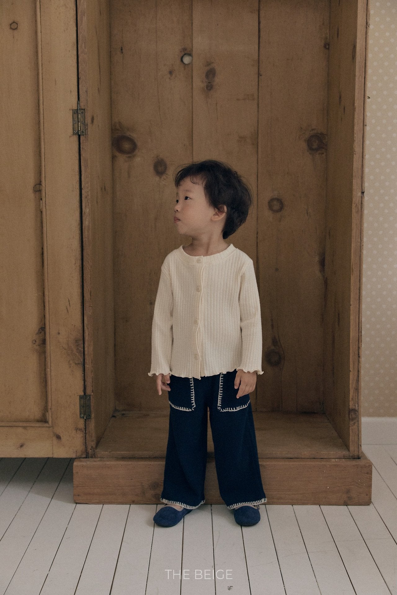 ［The beige］Mellow Waffle Pants