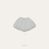 ［melmel］Lace skirt pants