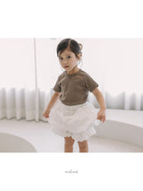 ［melmel］Lace skirt pants