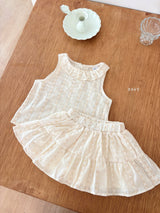 ［ohho］Ette collar sleeveless blouse