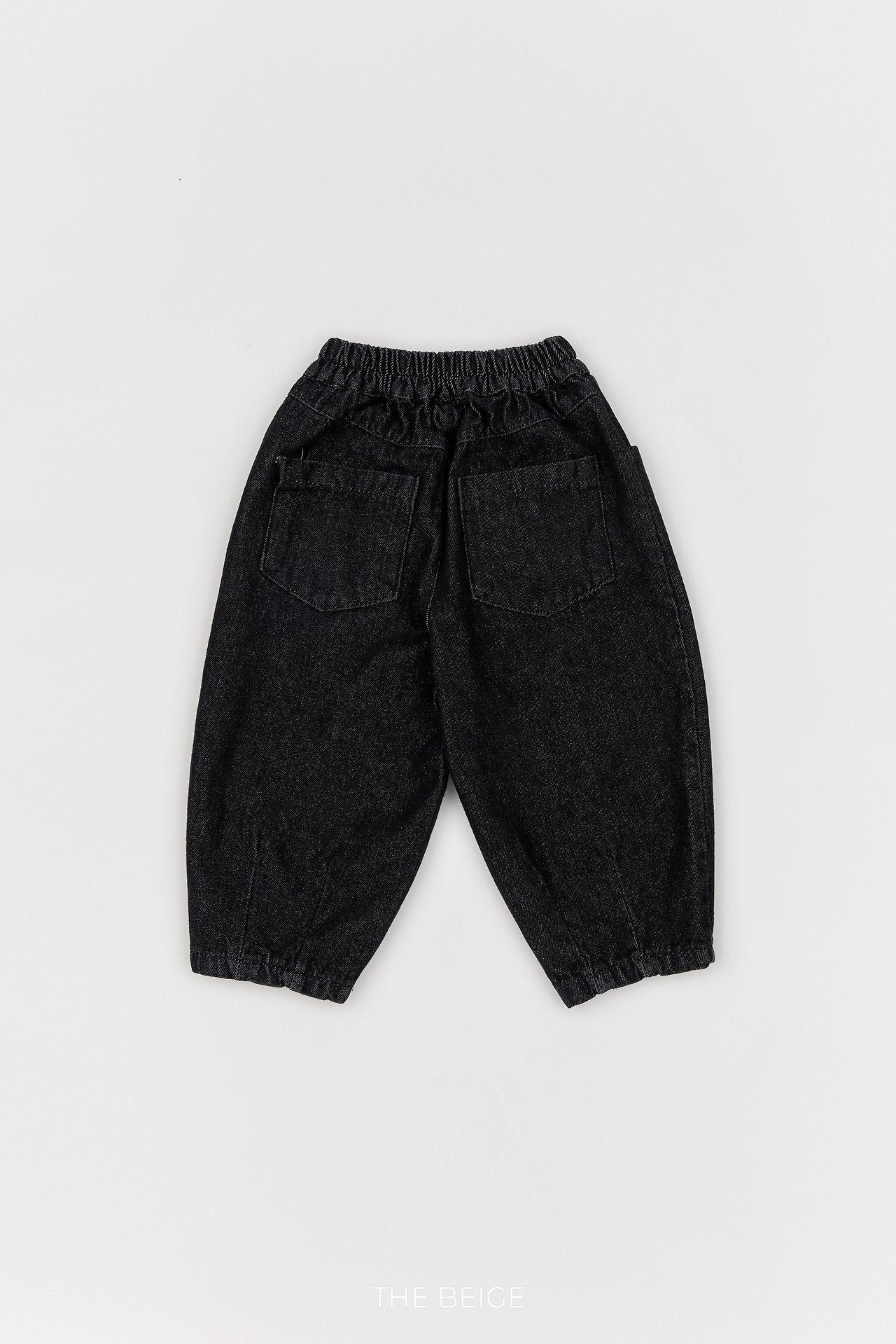 ［The beige］Pintuck Denim Pants