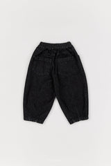 ［The beige］Pintuck Denim Pants