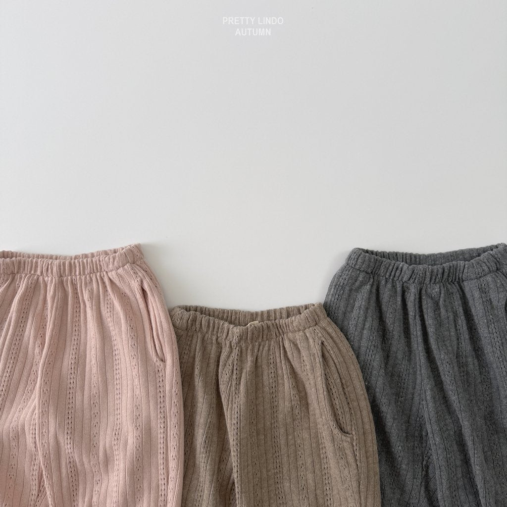 ［LINDO］Alle knit jogger pants