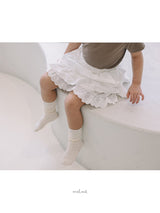 ［melmel］Lace skirt pants