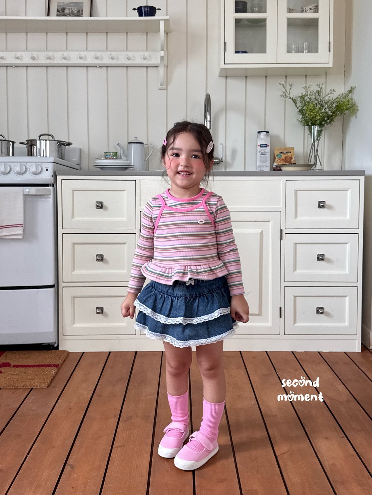 ［second moment］Mango stripe tops