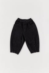 ［The beige］Pintuck Denim Pants