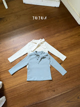 ［jujua］Tie ribbon tops
