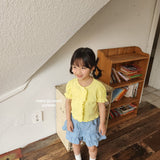 ［merry go round］Denim cancan half pants