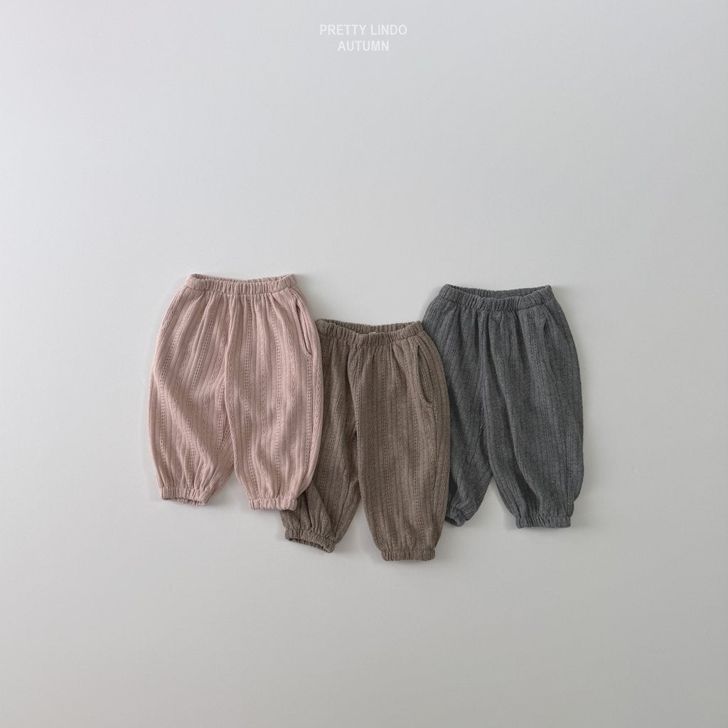 ［LINDO］Alle knit jogger pants
