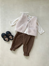 [mimi market] Corduroy flower pants