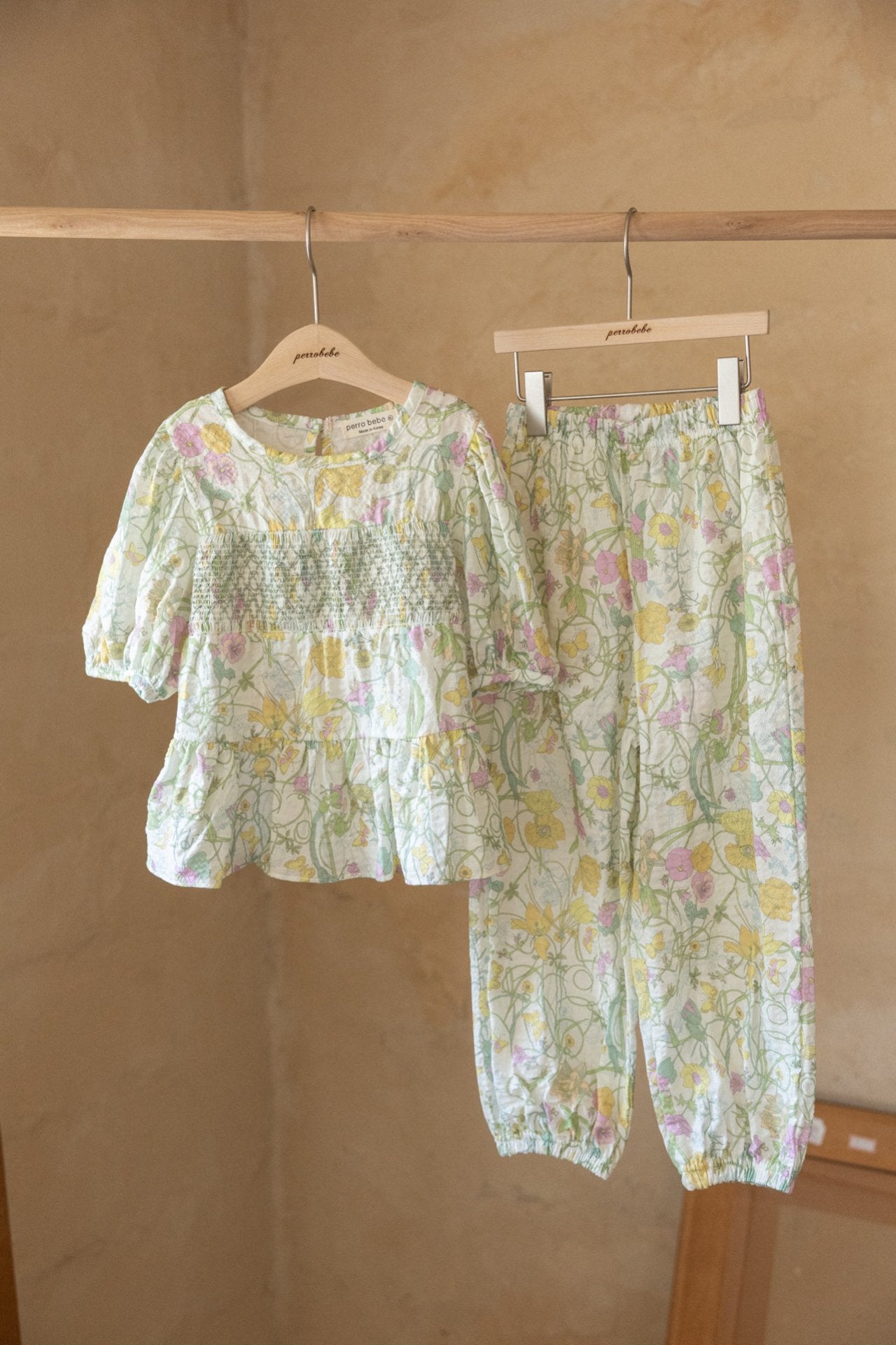 ［perrobebe］Flore smock setup