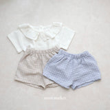 ［mimi market］Check short pants