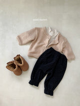 [mimi market] Corduroy flower pants
