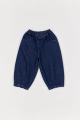 ［The beige］Pintuck Denim Pants