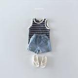 ［Bonito］Double stripe sleeveless