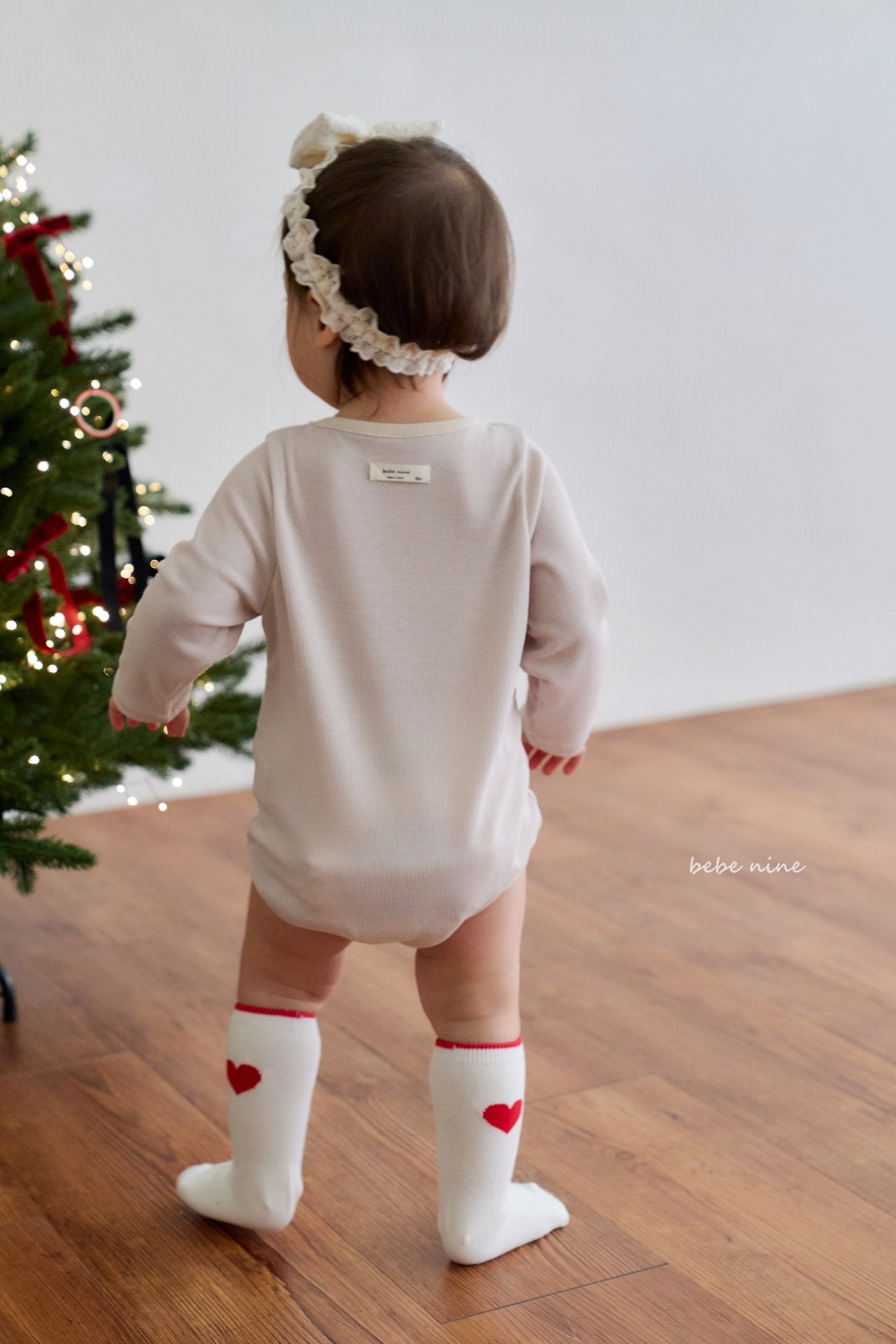 ［bebenine］Nine Heart Knee Socks Set