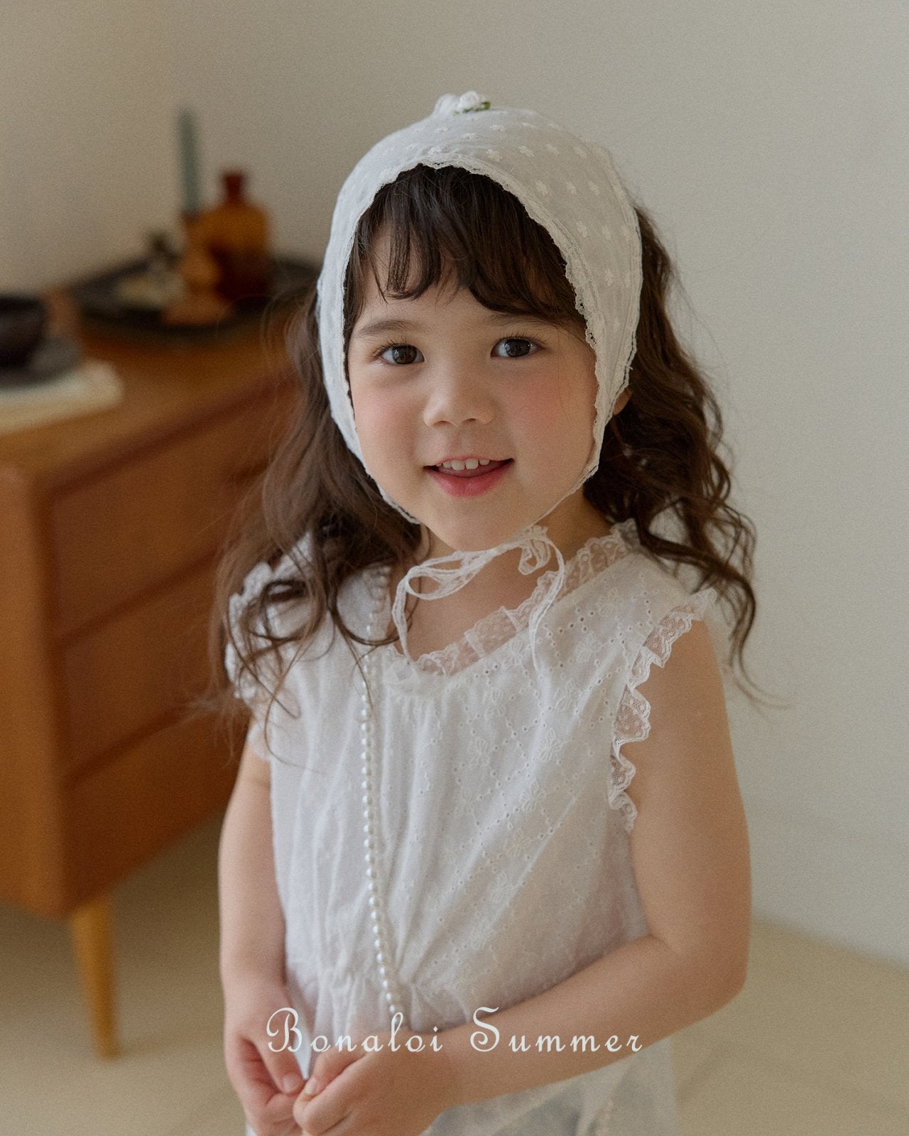 ［Bonaloi］Eyelet pure one-piece
